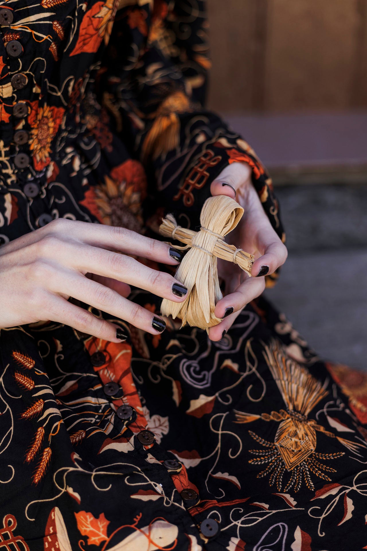 Golden Years Midi Dress in Samhain