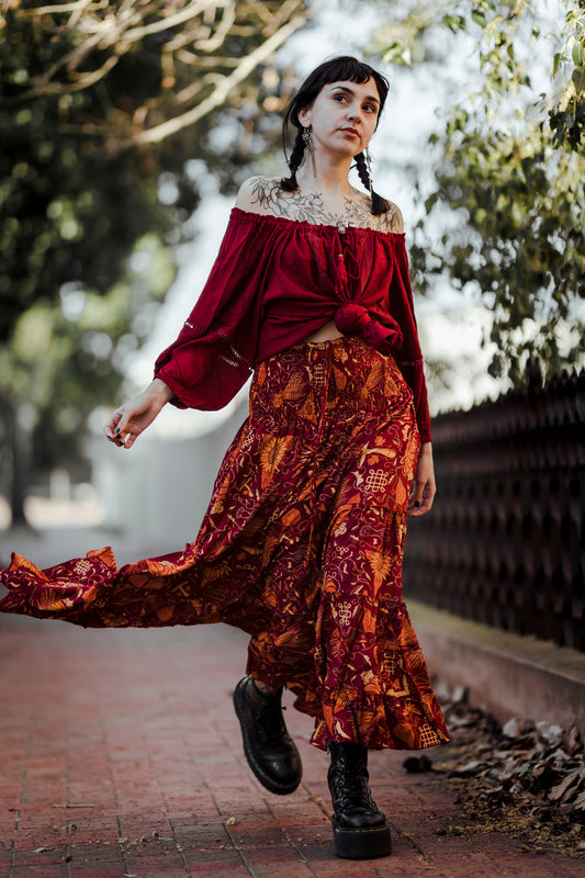 Maxi Skirt in Mabon