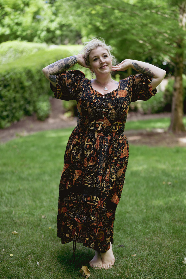 Bishop Blouse in Samhain Front View
