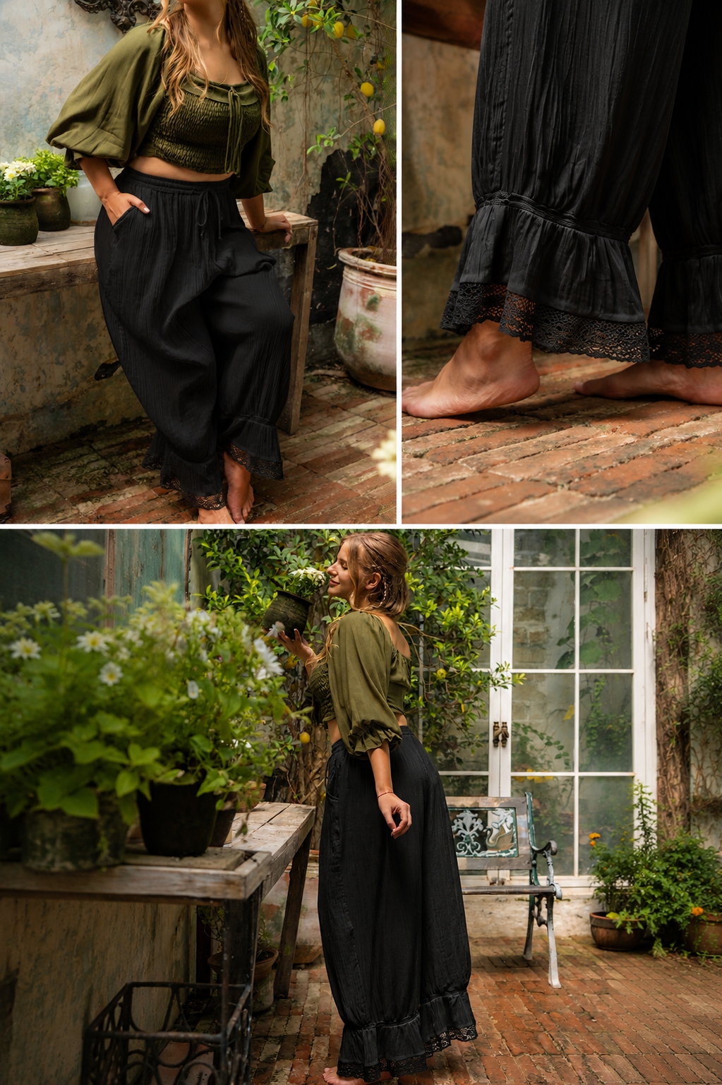 Cotton Bloomers in Black