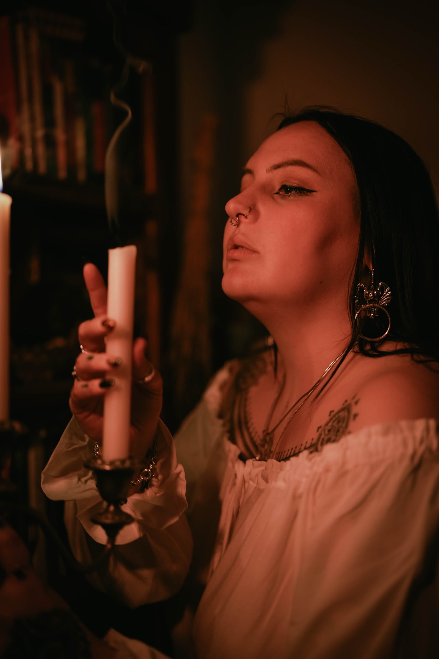 Nightingale Slip in White