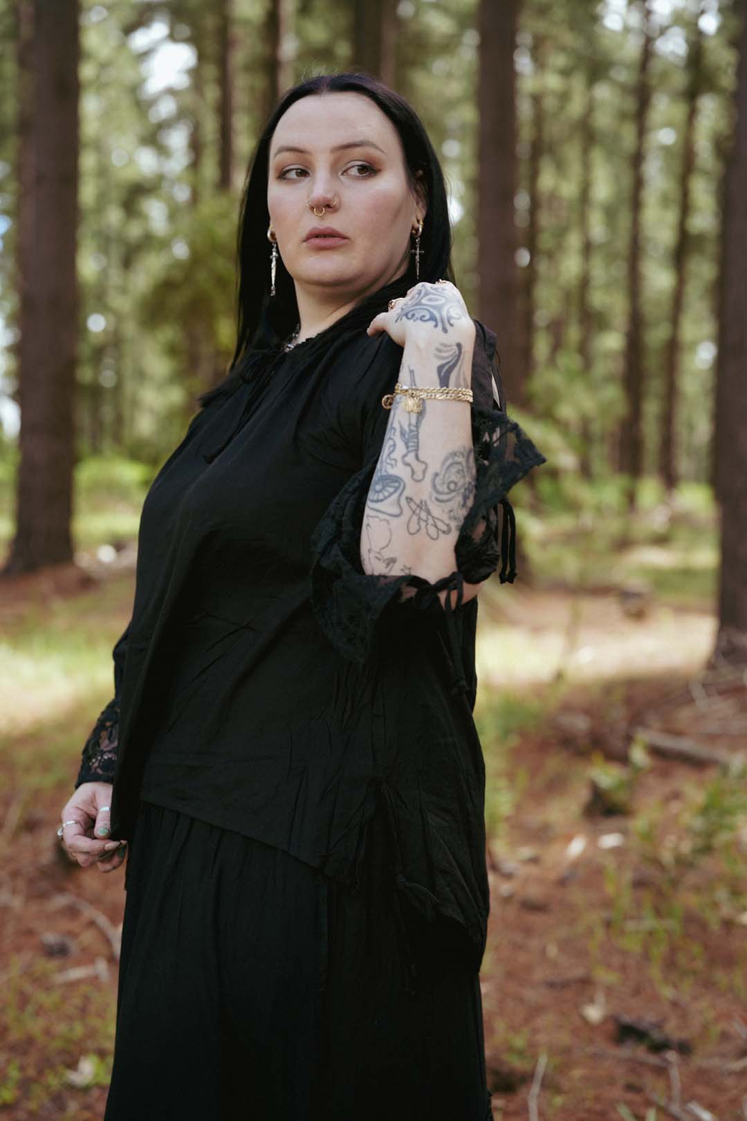 Muse Blouse in Black