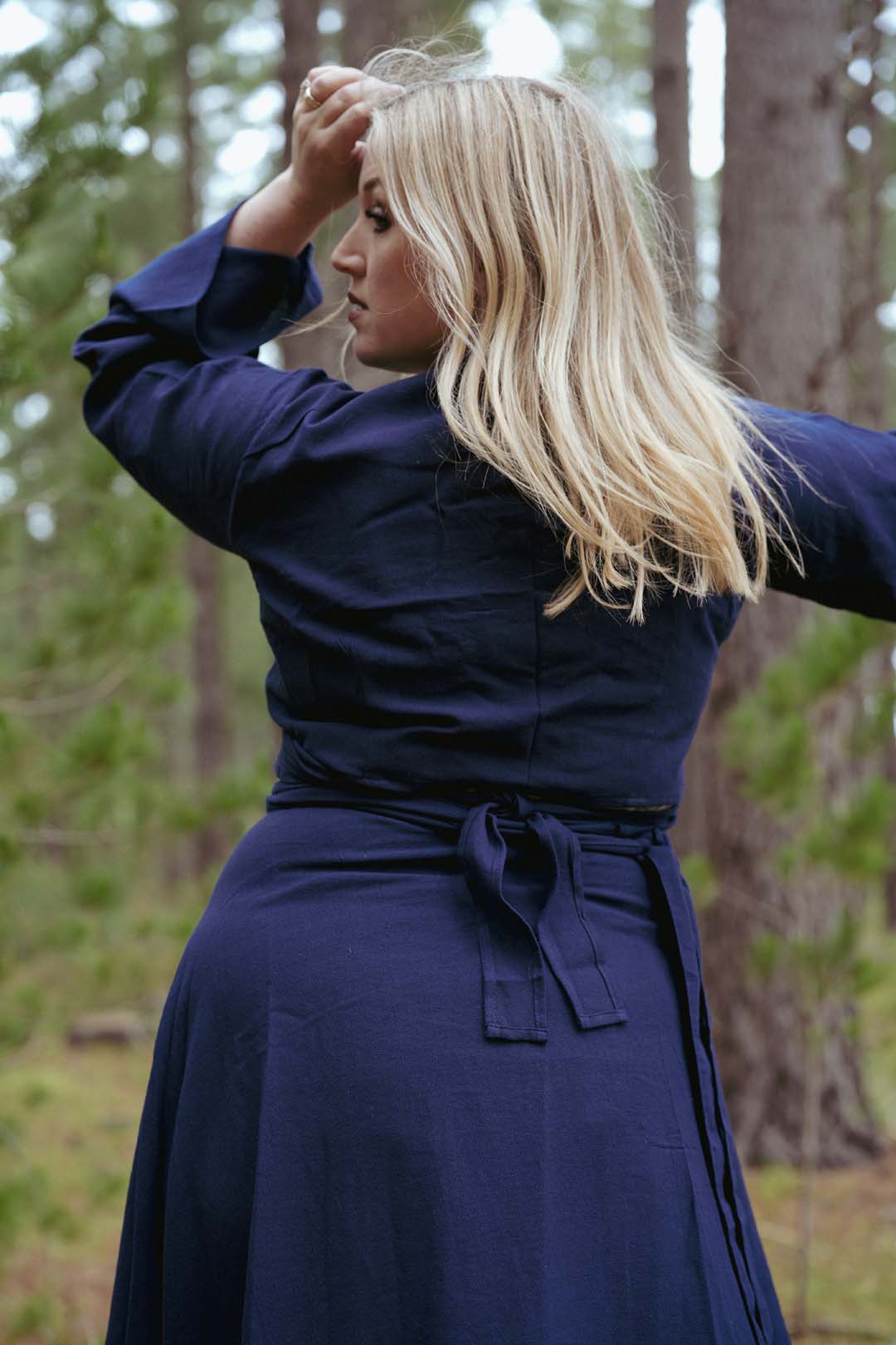 Navy Hemp Cotton Crop Set