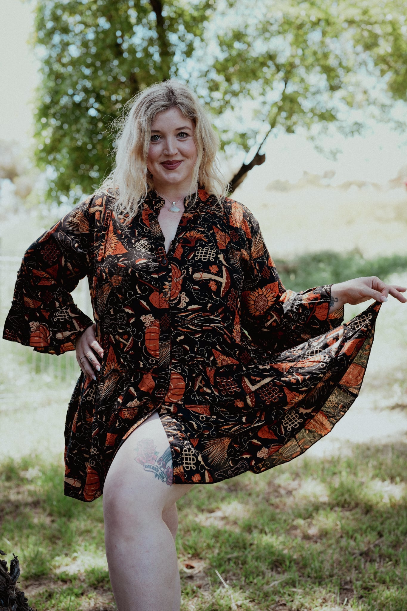 Barley Moon Labyrinth Dress Samhain/Mabon