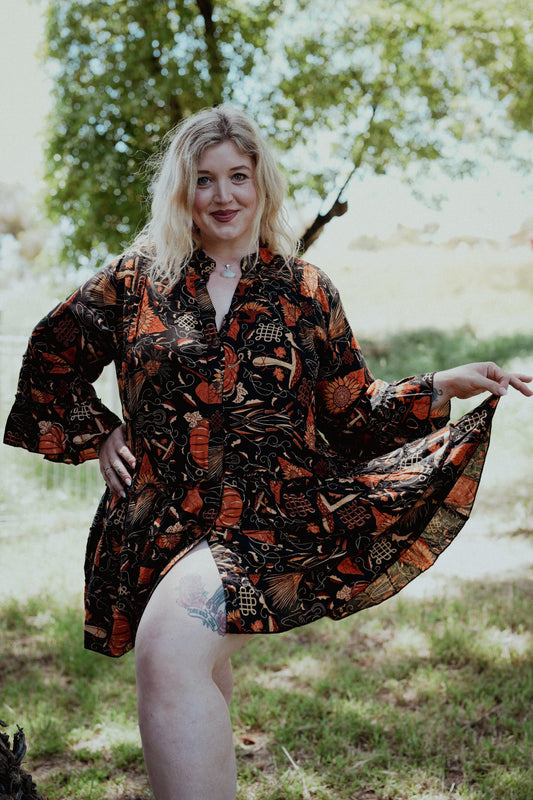 Barley Moon Labyrinth Dress Samhain/Mabon