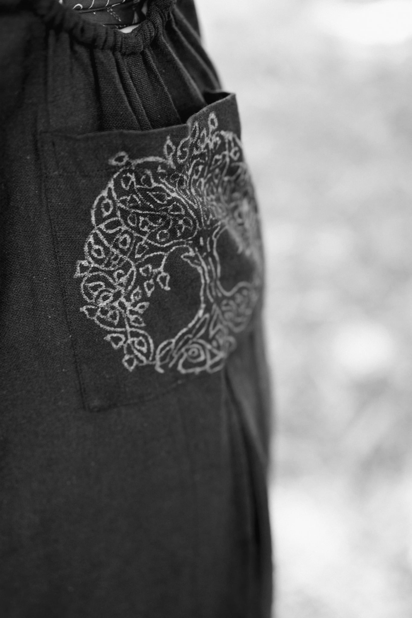 Tree of Life Dungarees - Black