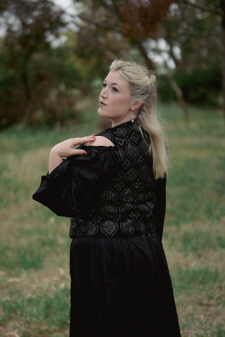 Dark Crystal Jacket in Paisley