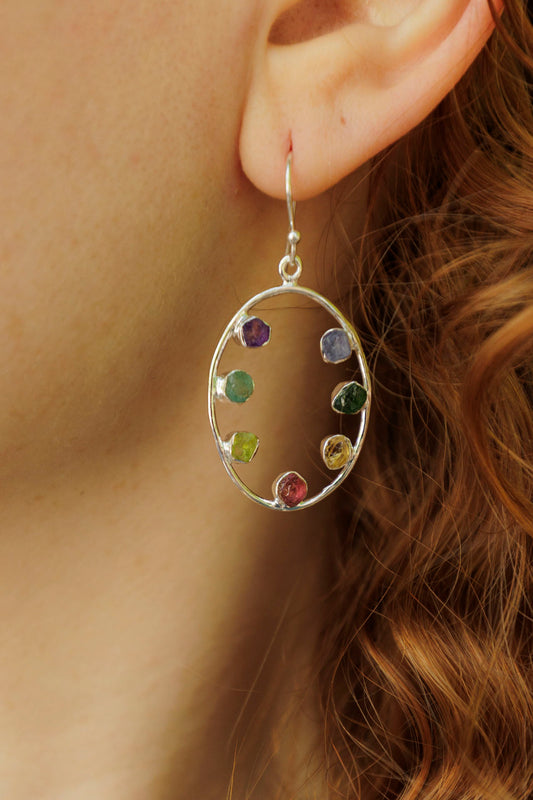 Chakra Stones Earrings