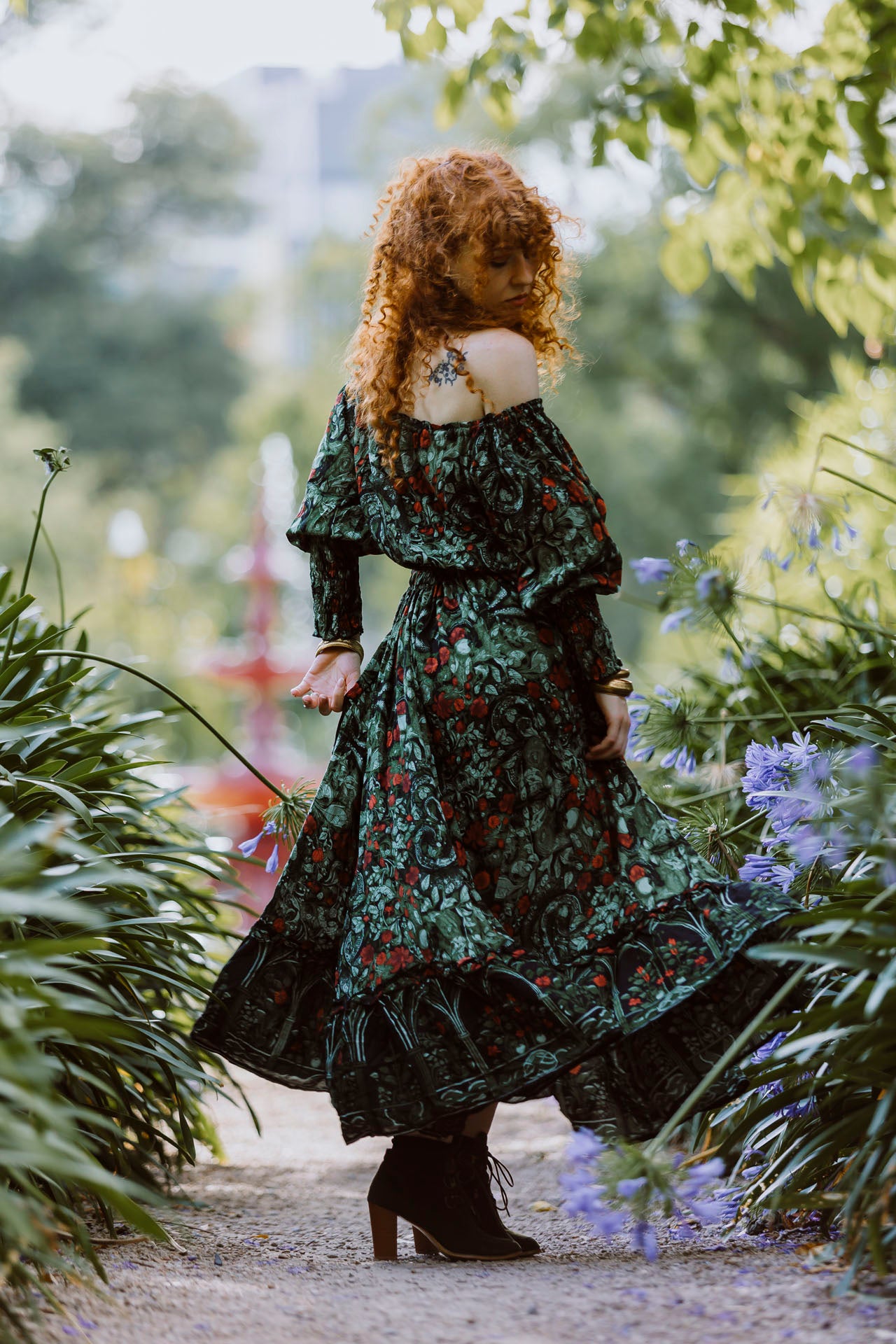 Forager in Garden