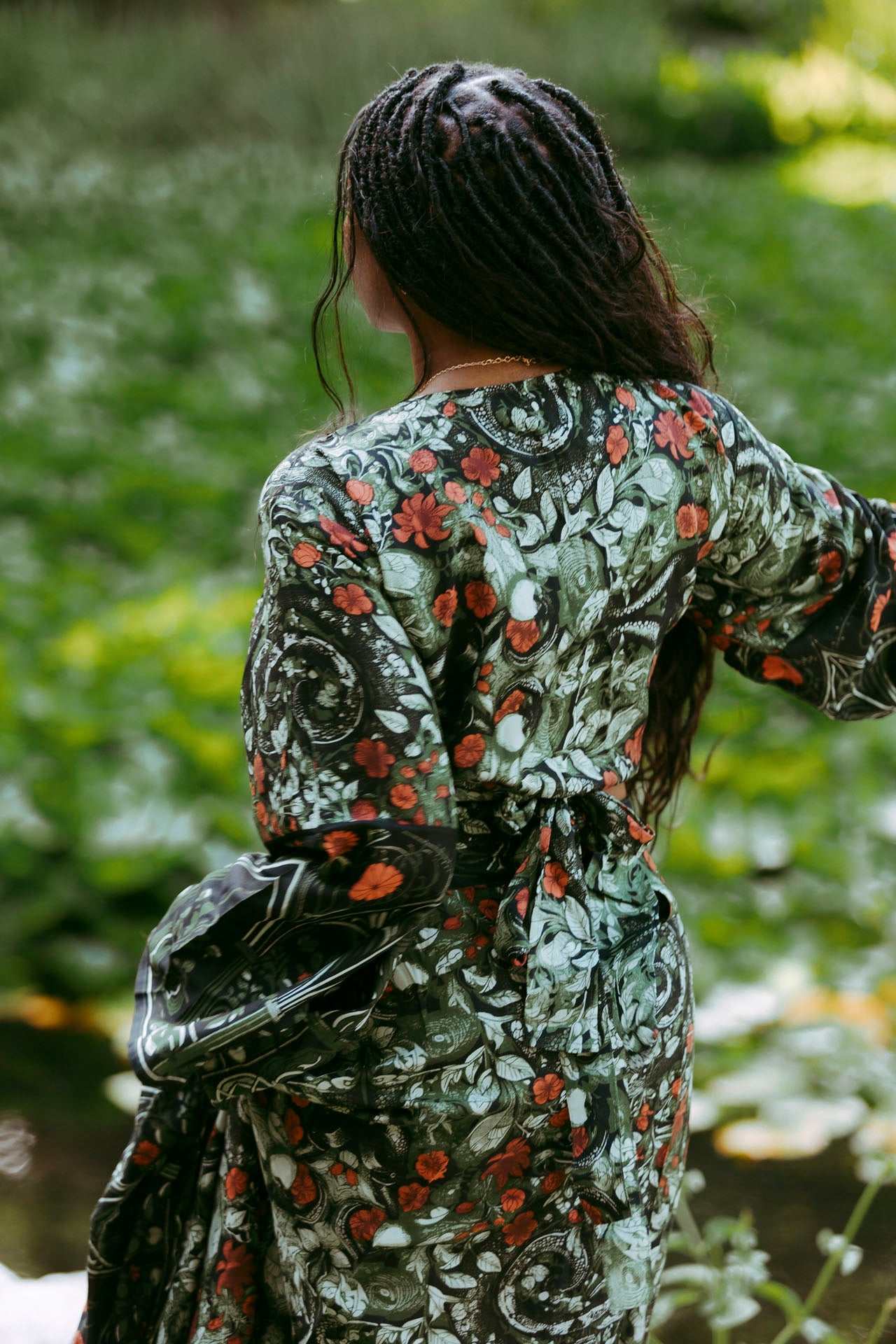 Crop Top in Garden