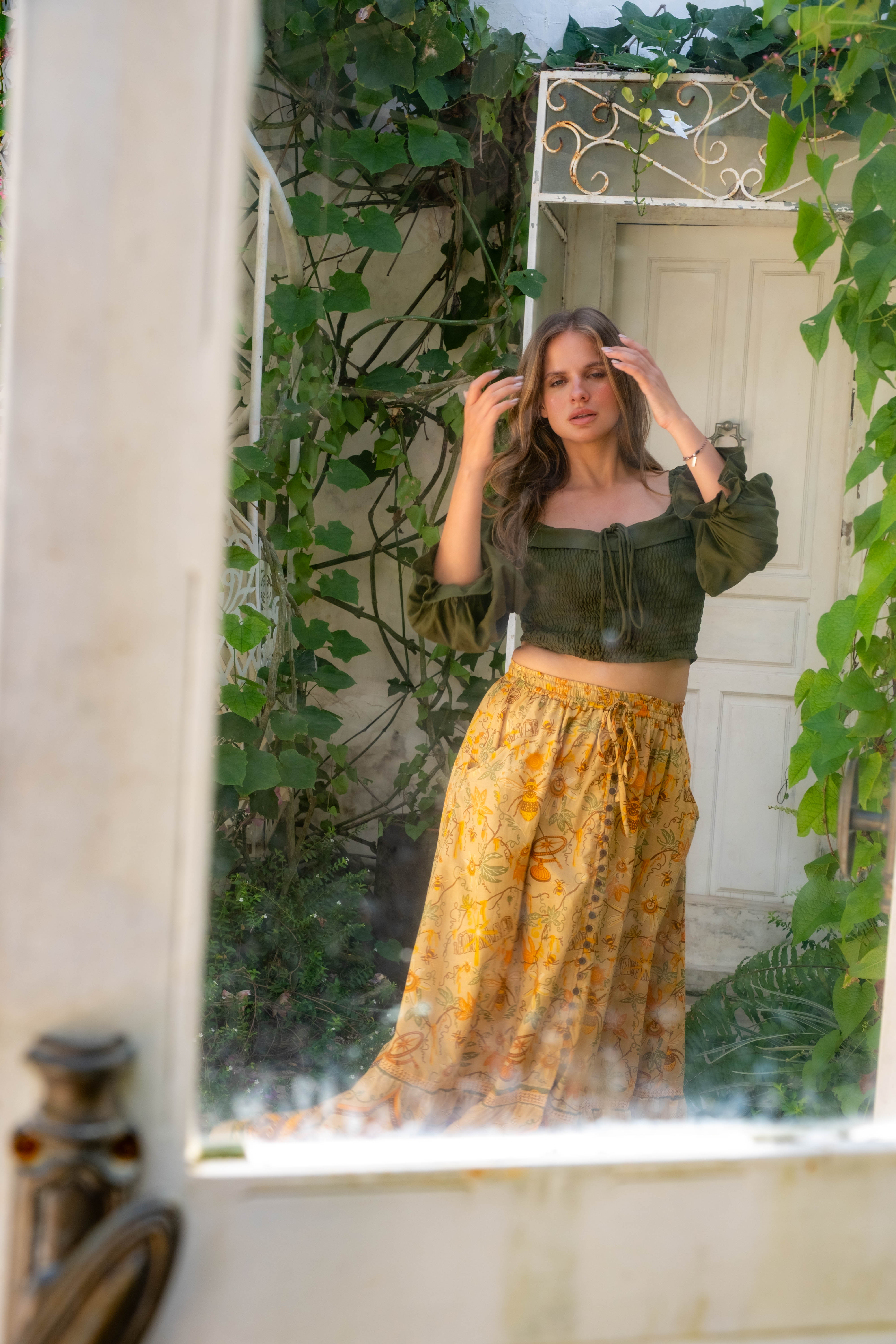 Golden Years Skirt in Honeycomb