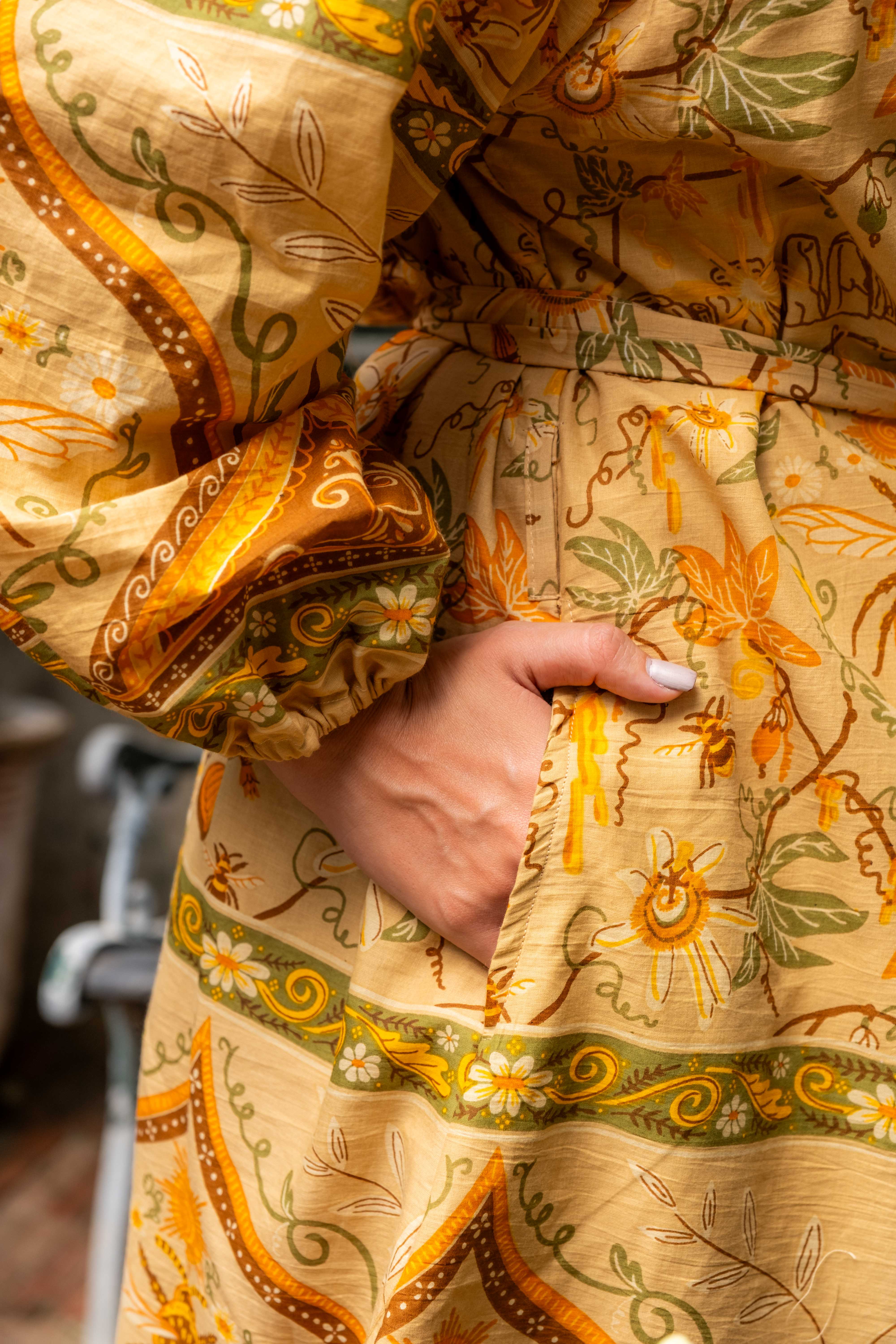 Maiden Dress in Honeycomb