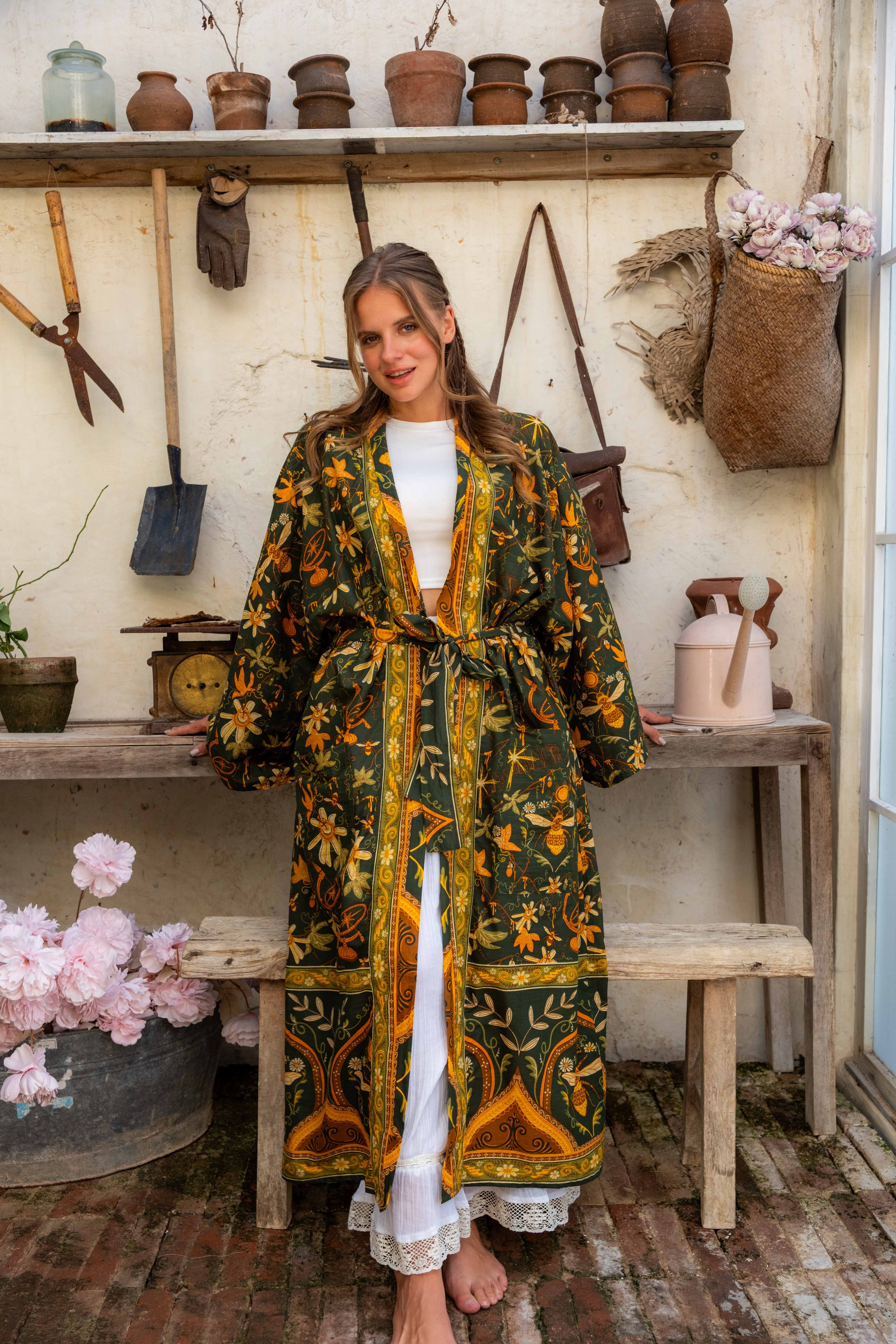 Kimono Robe in Bloom