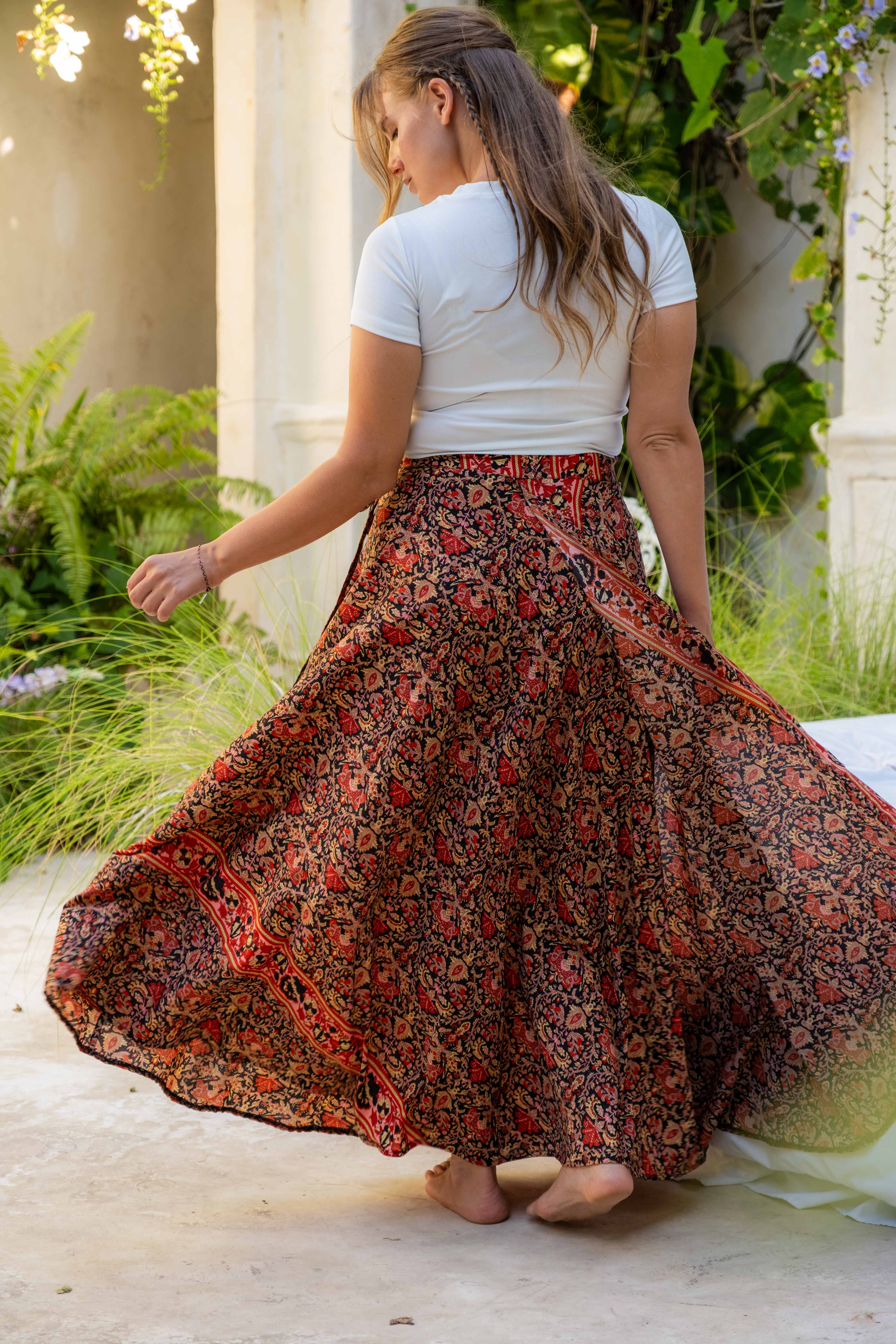 Topaz Wrap Skirt