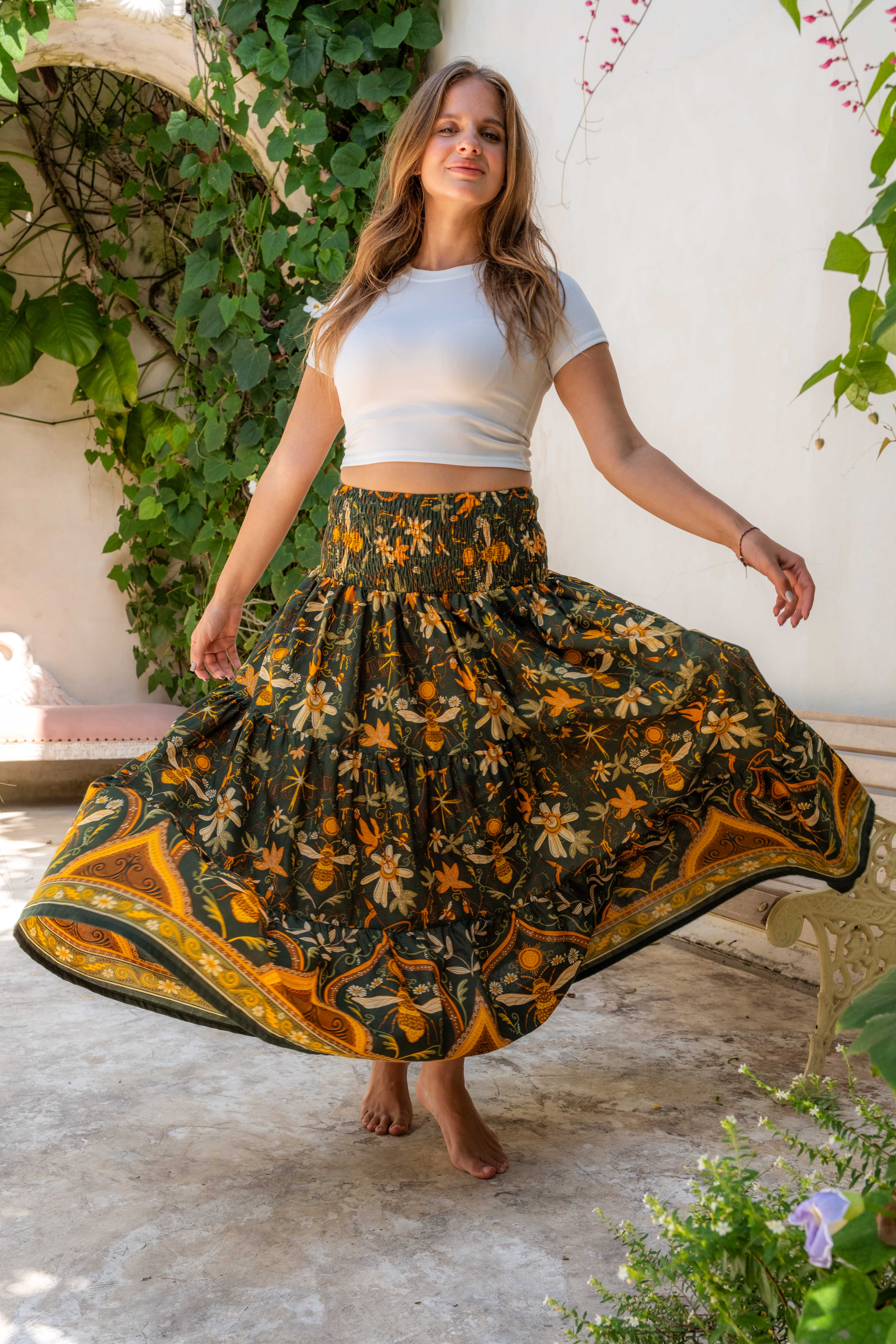 Original Maxi Skirt in Bloom