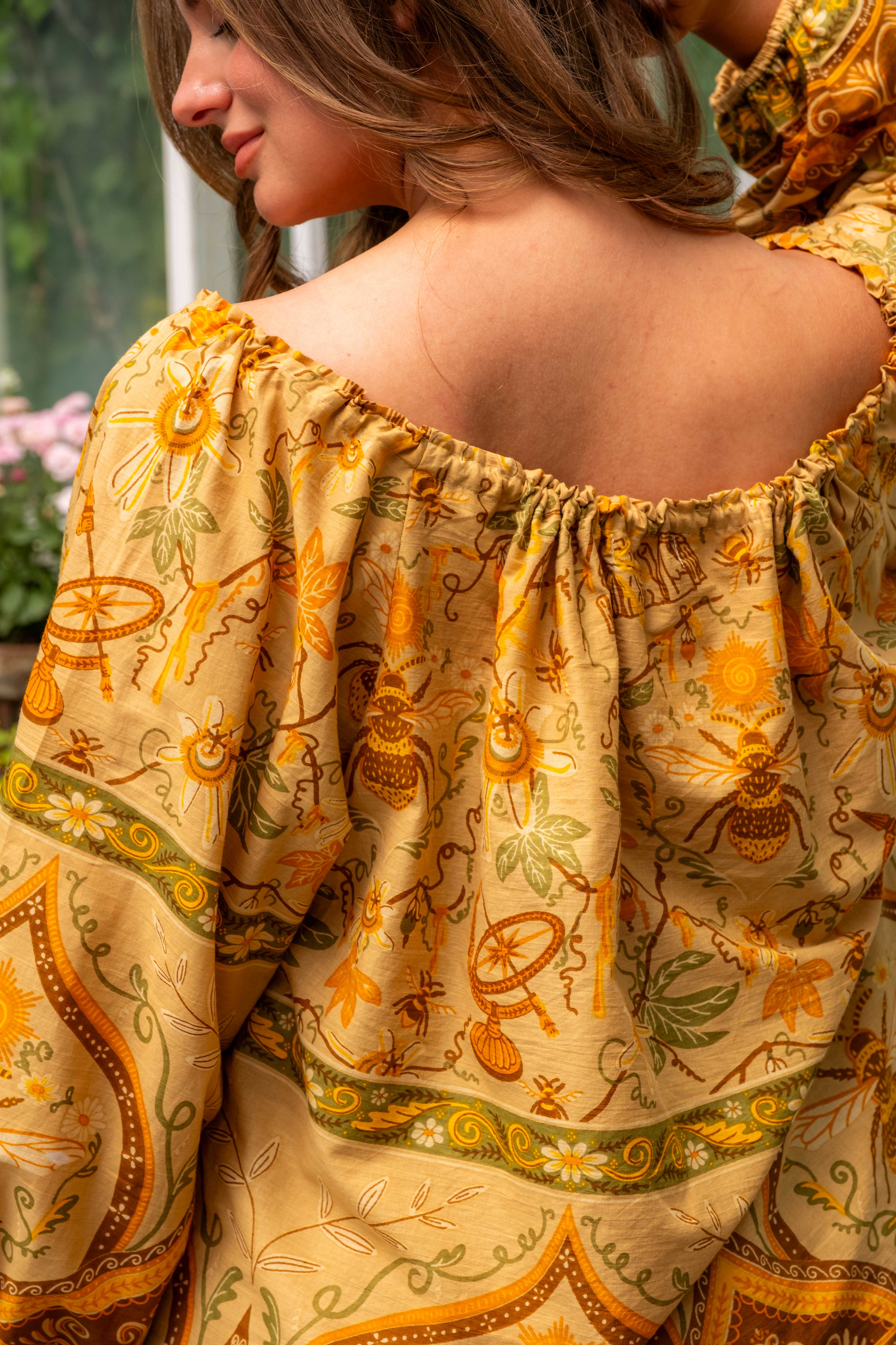 Maiden Blouse in Honeycomb