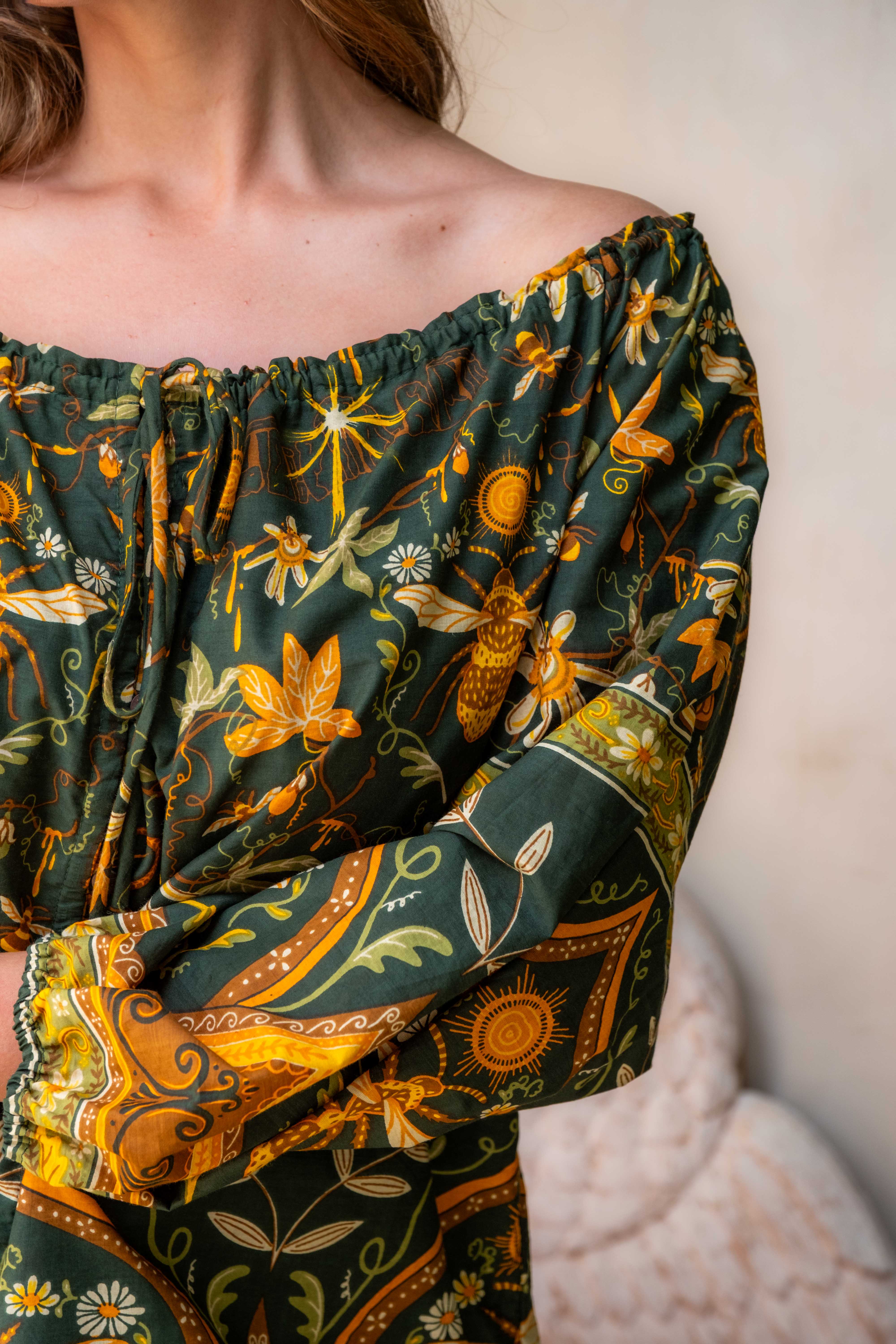 Maiden Blouse in Bloom