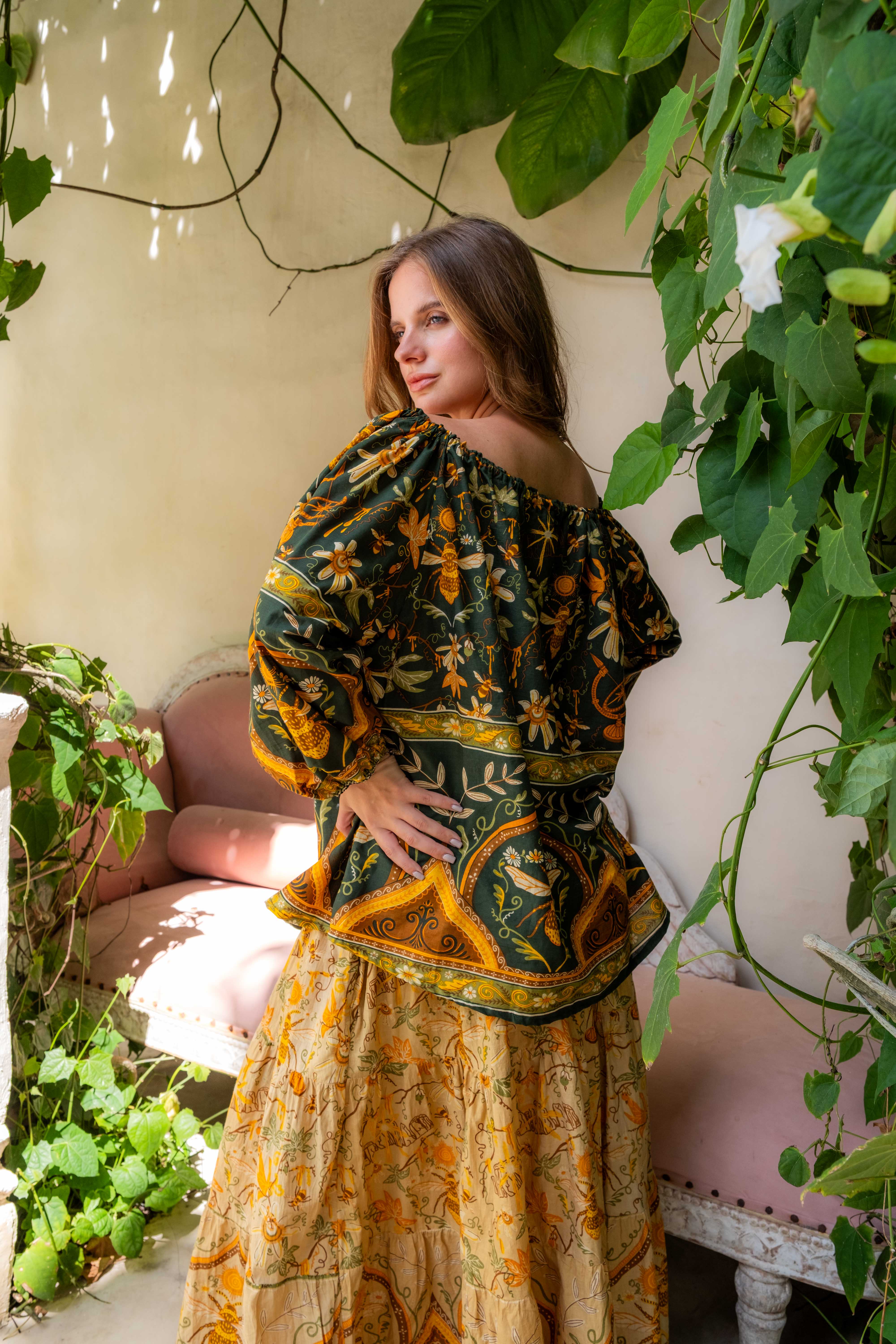 Maiden Blouse in Bloom