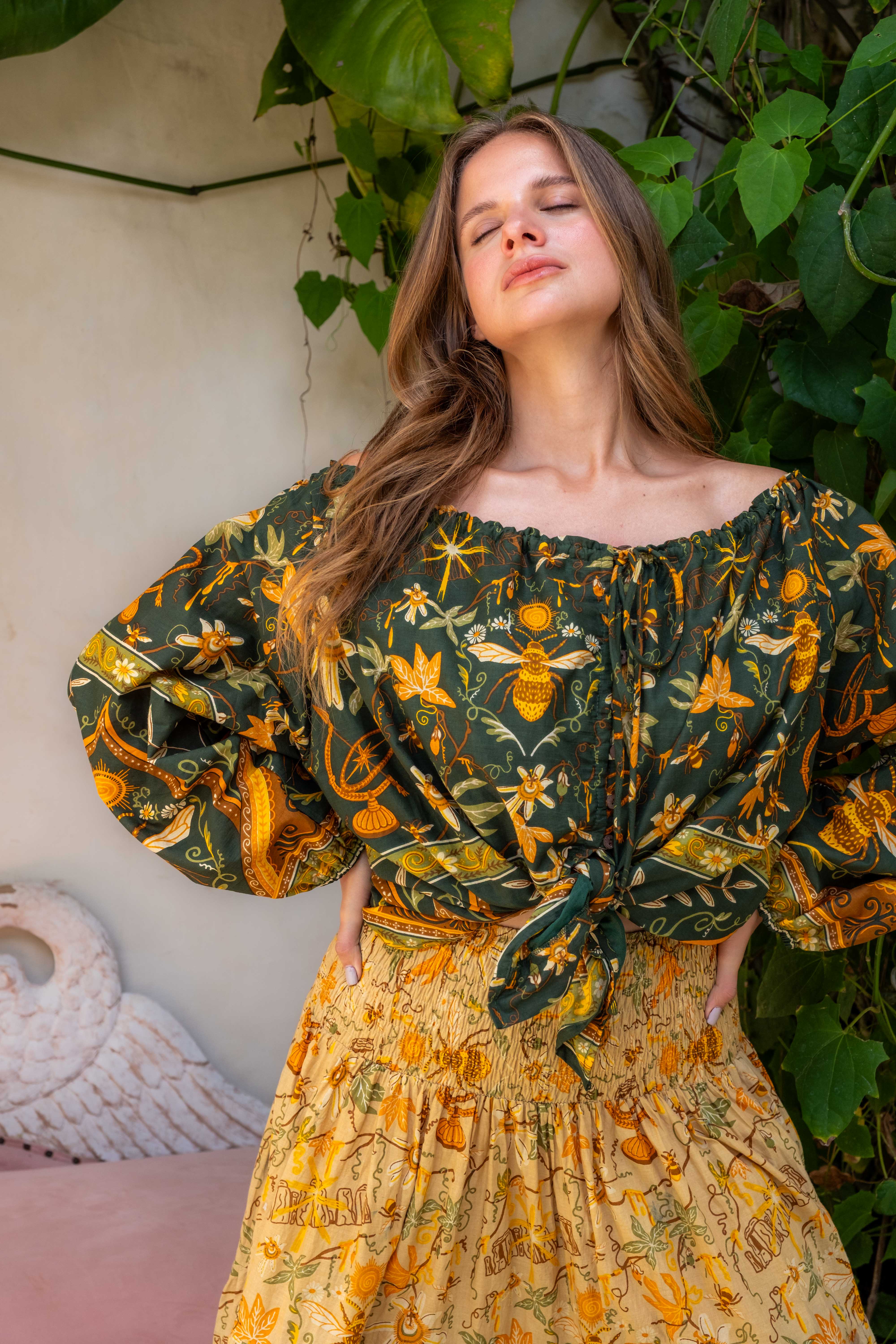 Maiden Blouse in Bloom