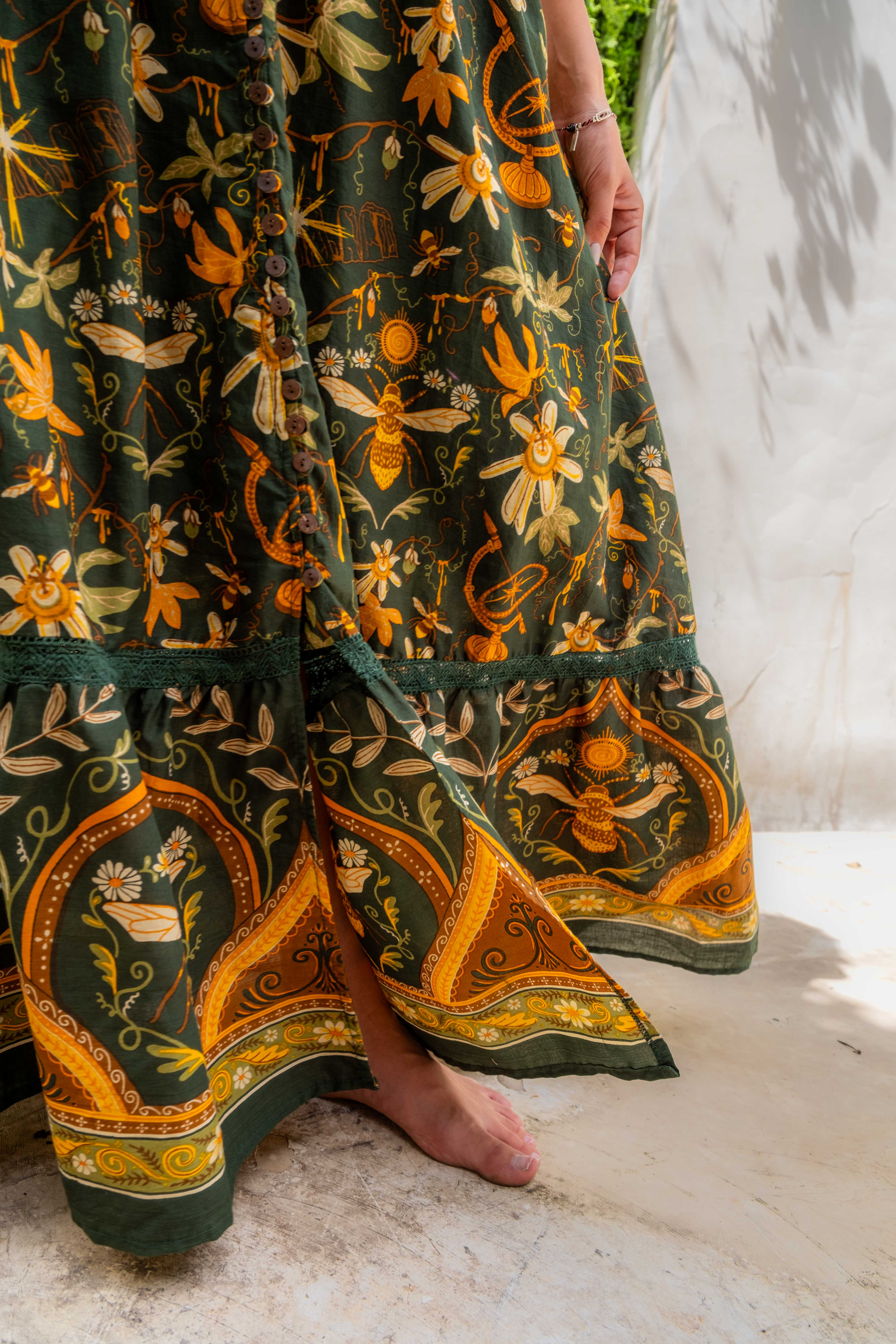 Golden Years Skirt in Bloom