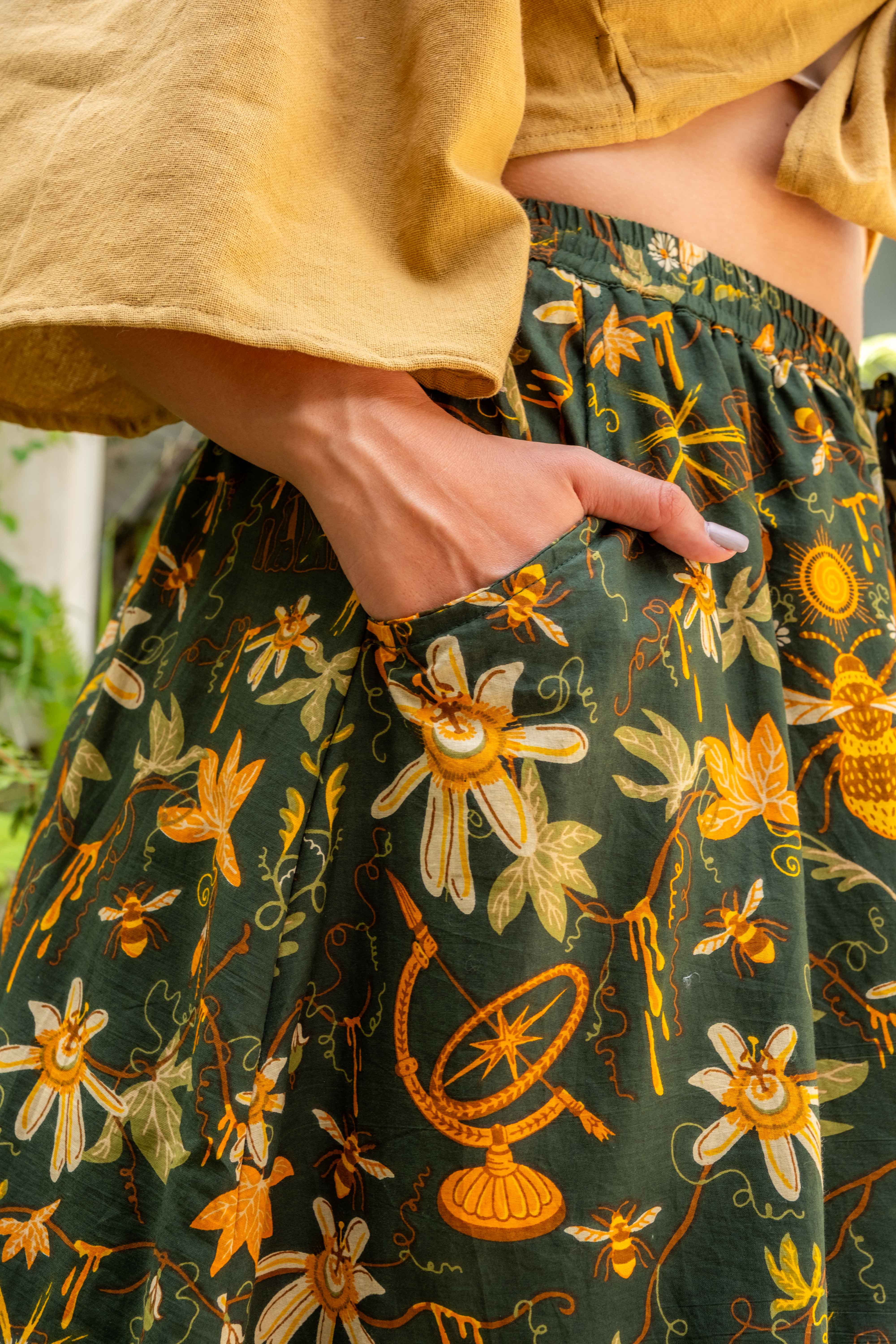 Golden Years Skirt in Bloom