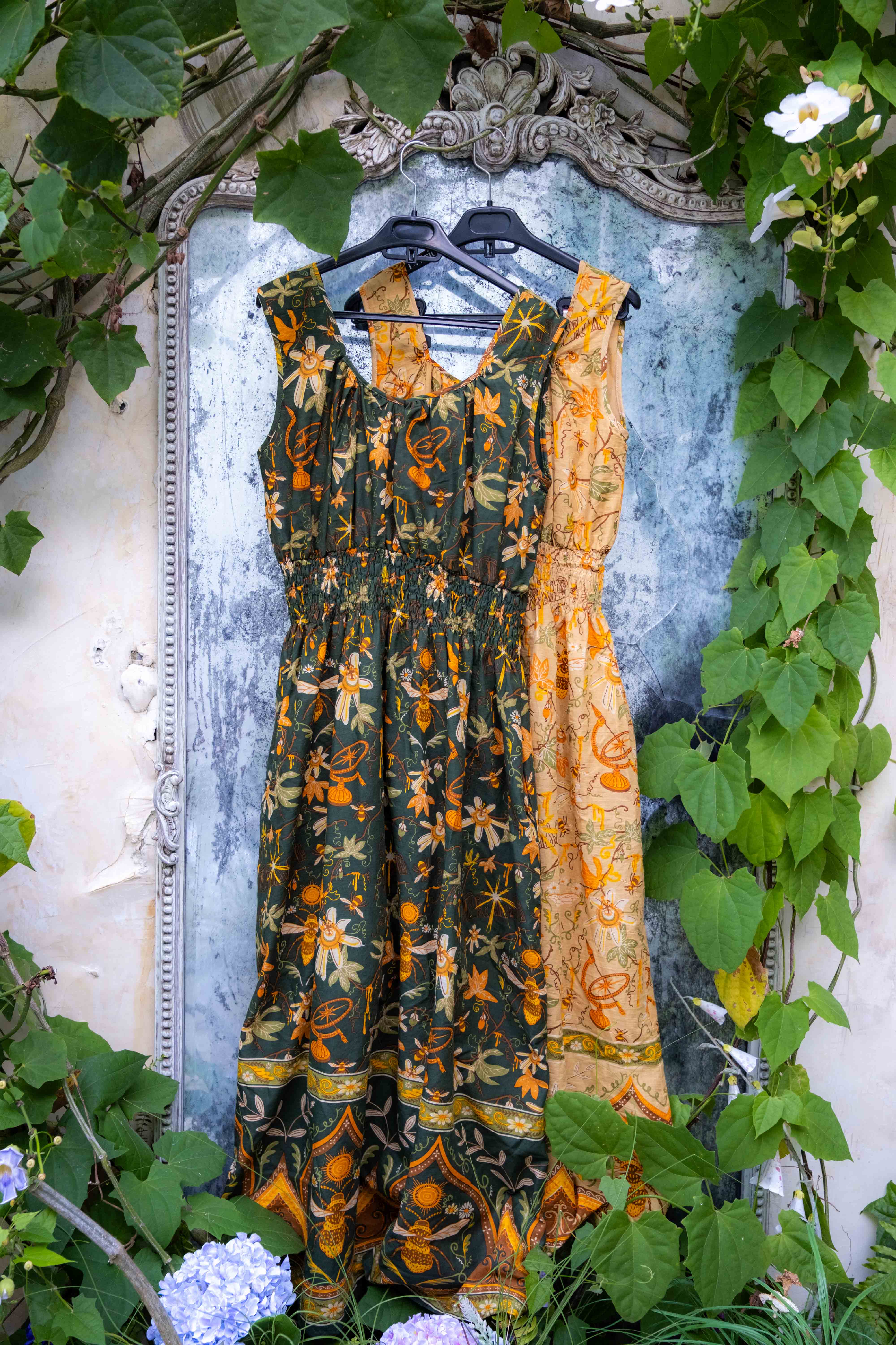 Secret Garden Summer Dress in Honeycomb