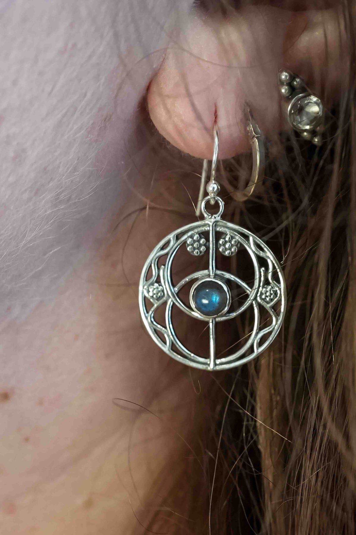 Chalice Earrings Sterling Silver