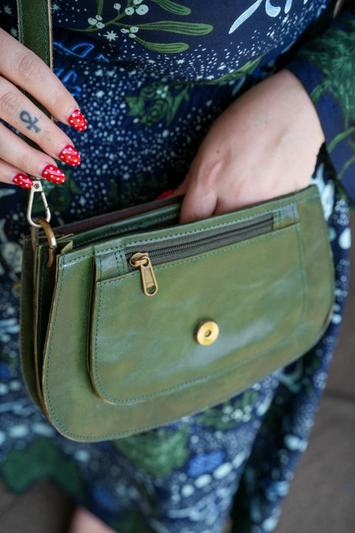 Emerald Crossbody Bag - Leather