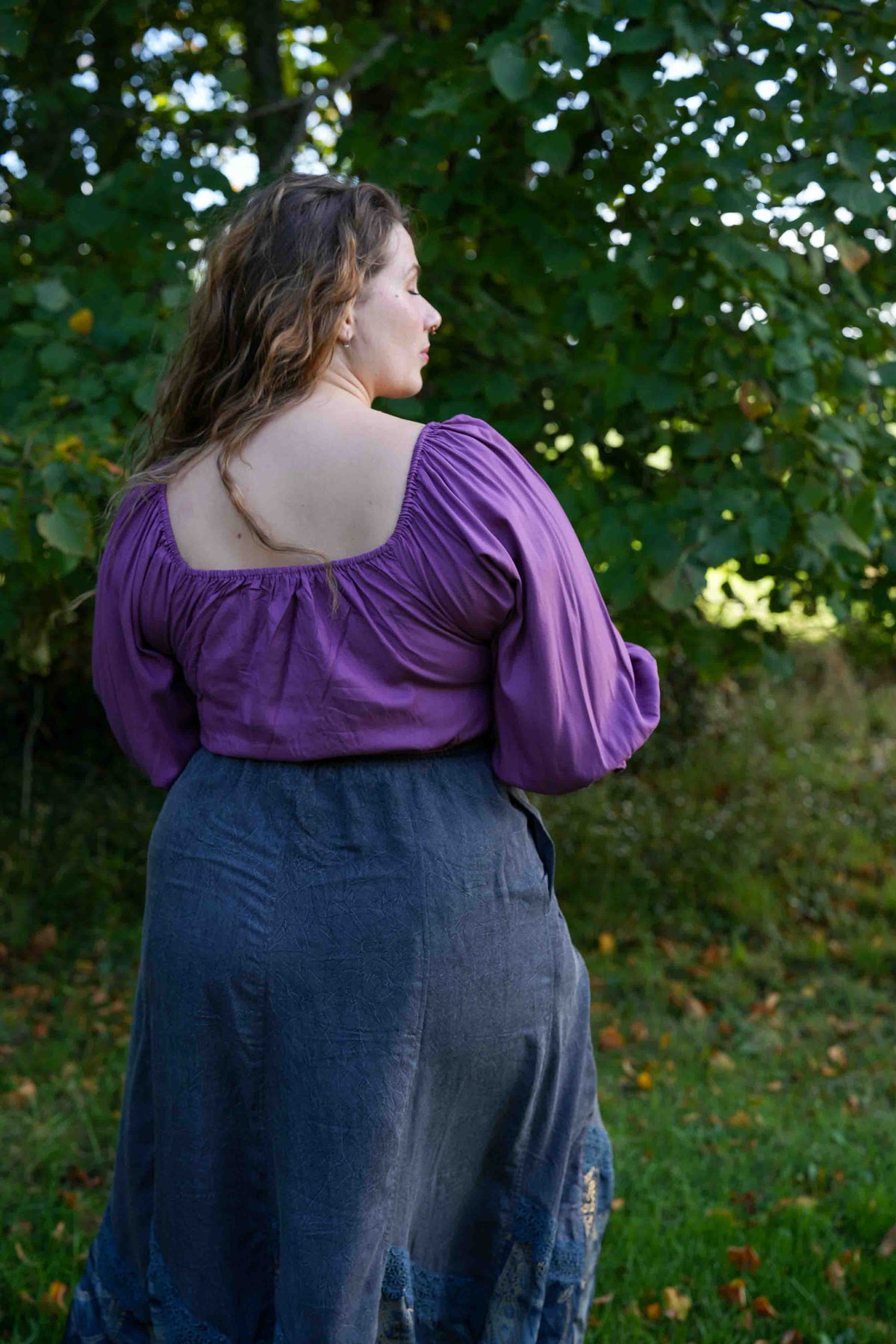 Hedgerow Top in Mulberry