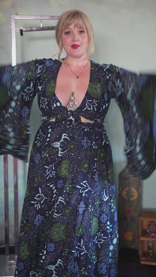 Solstice Wrap Top and Skirt Set