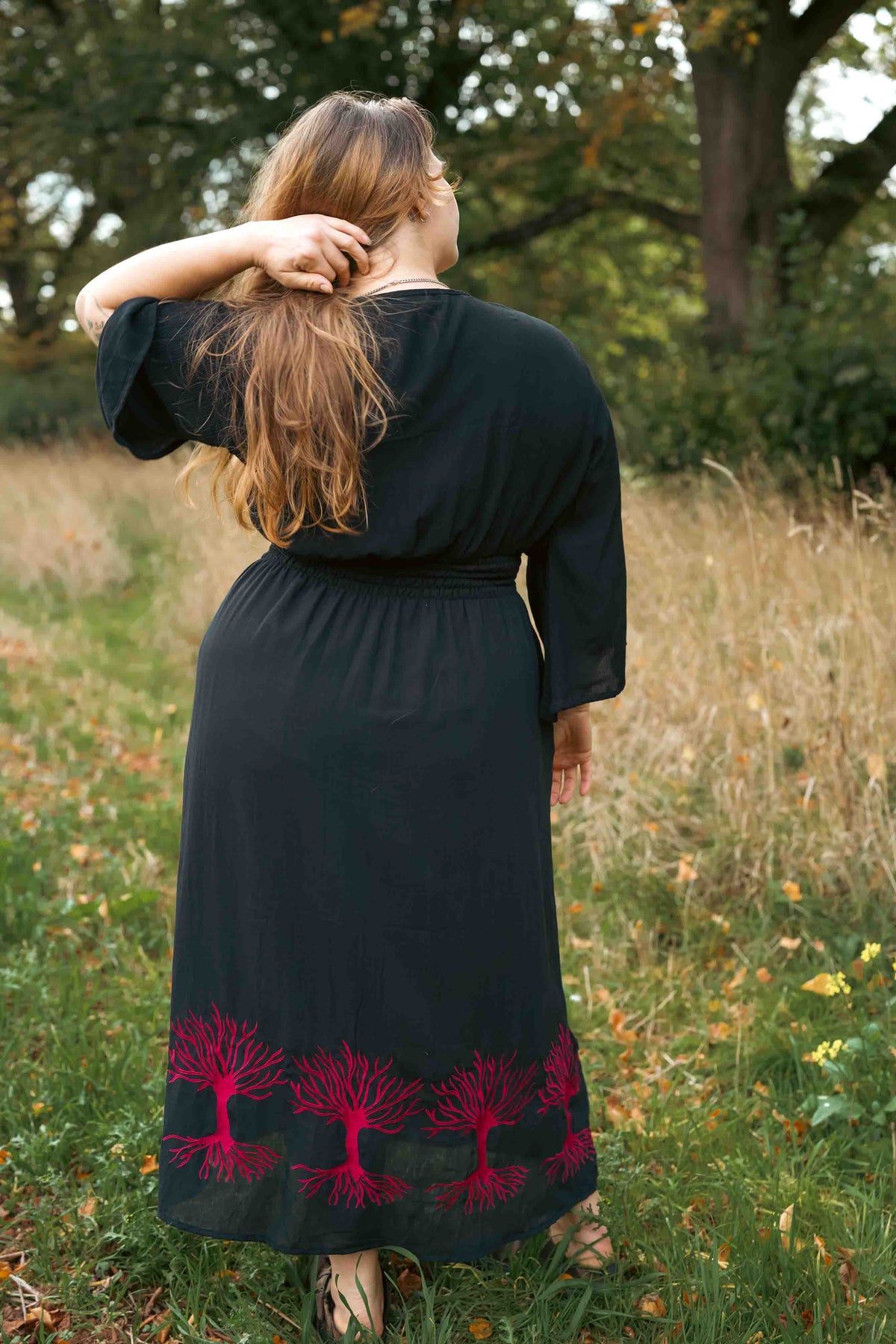 Secret Garden Dress in Blood Oak