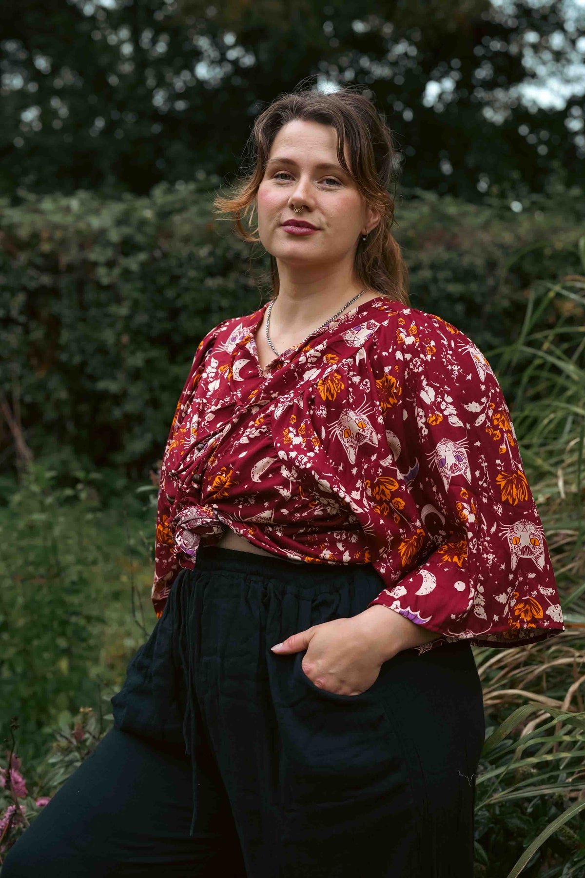 Familiar Longline Fleetwood Blouse