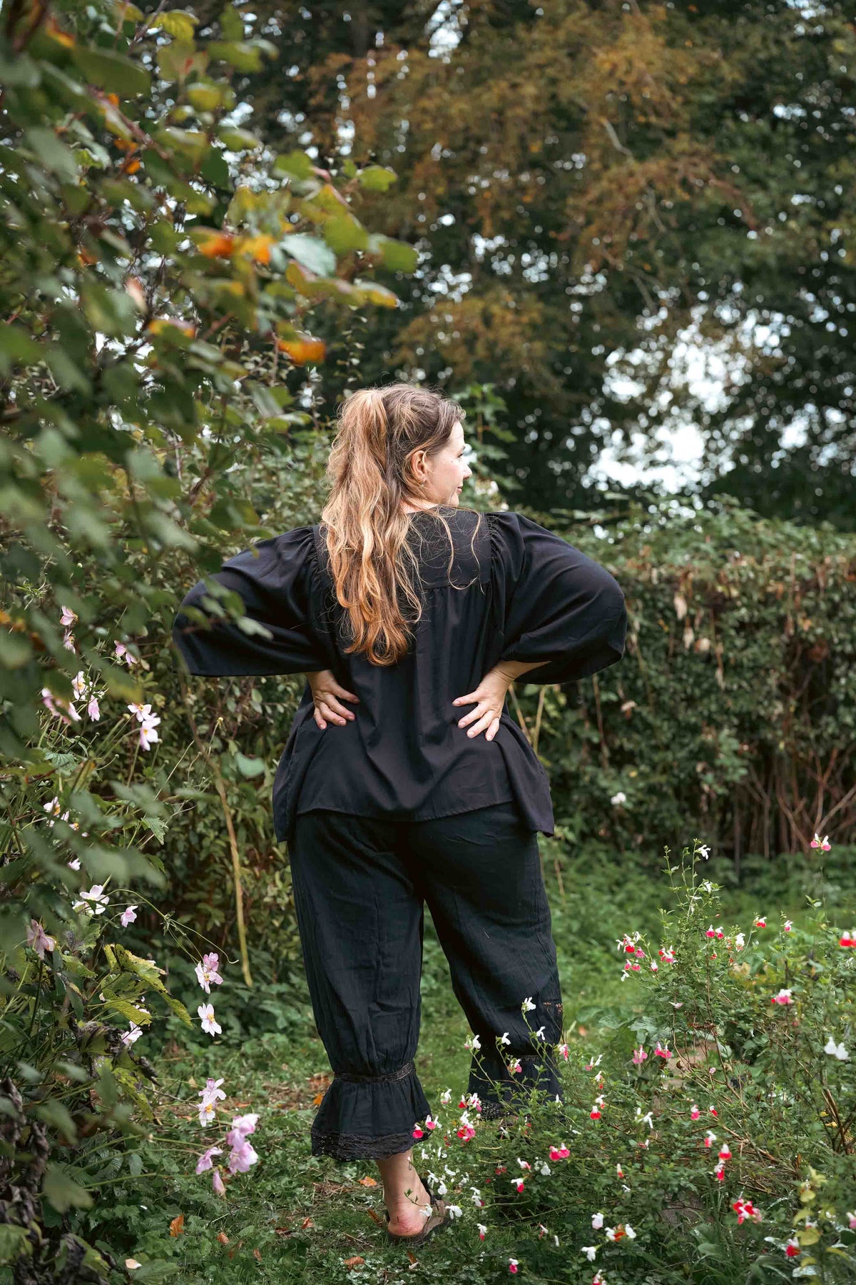 Cotton Bloomers in Black