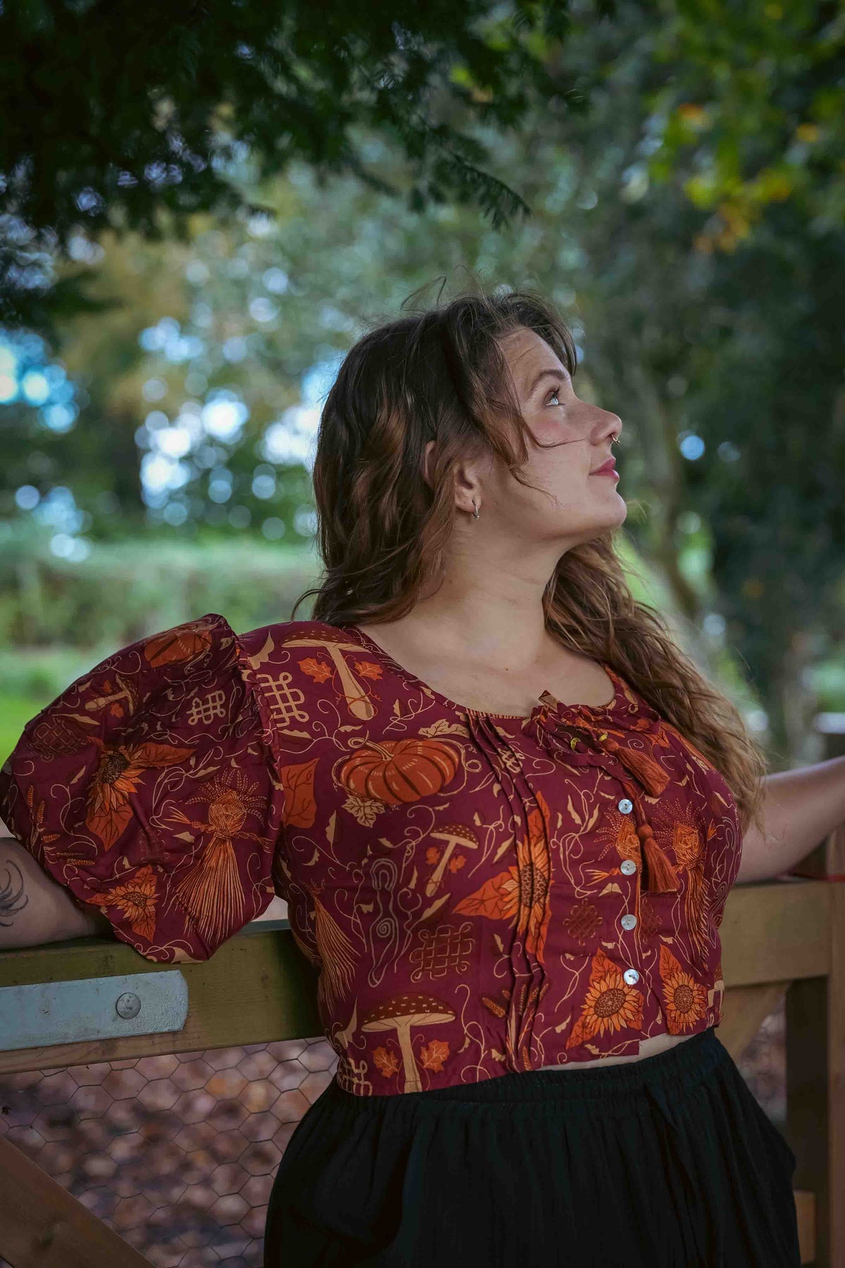 Bishop Blouse in Mabon