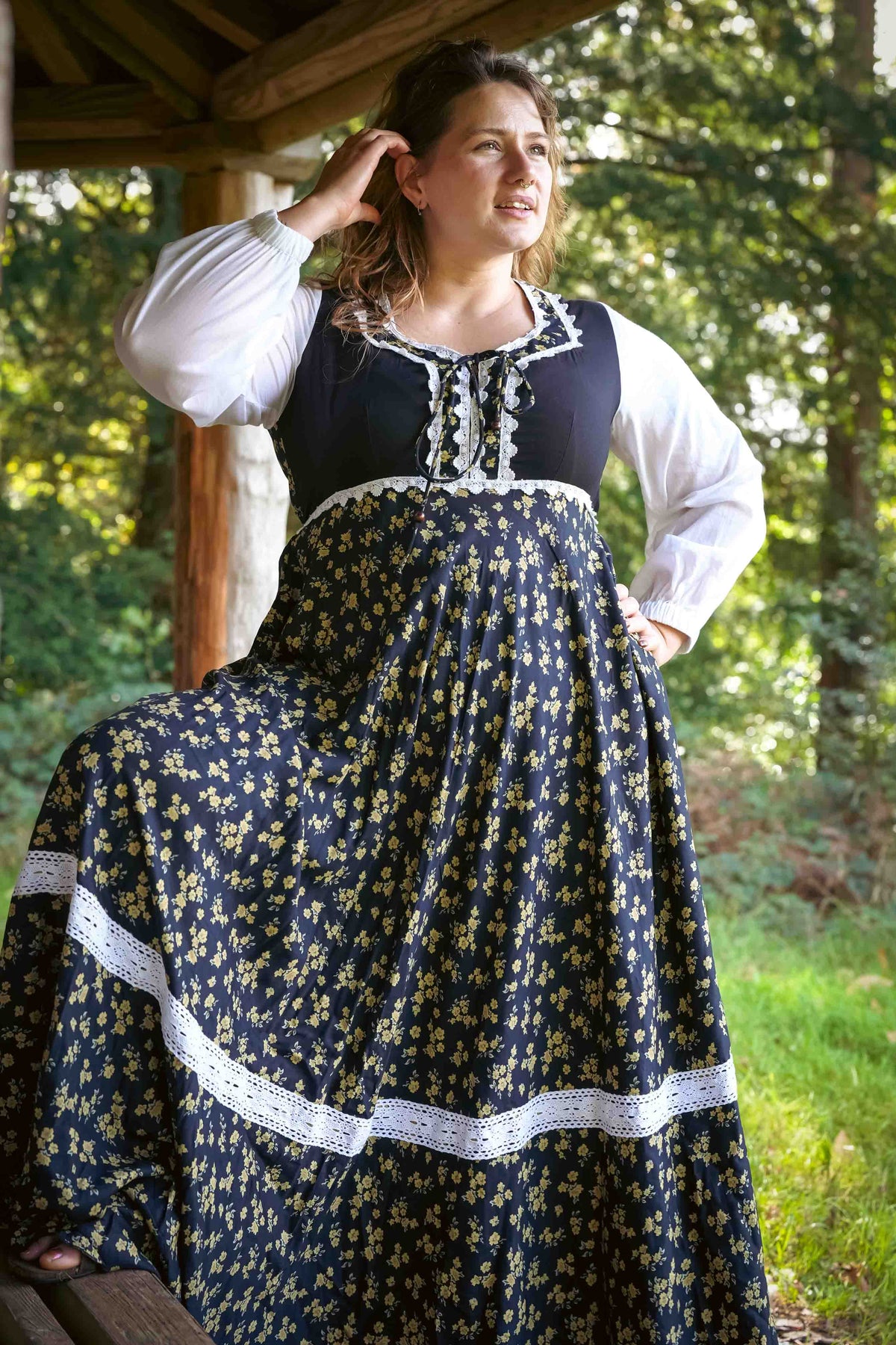 Homestead Dress in Marian