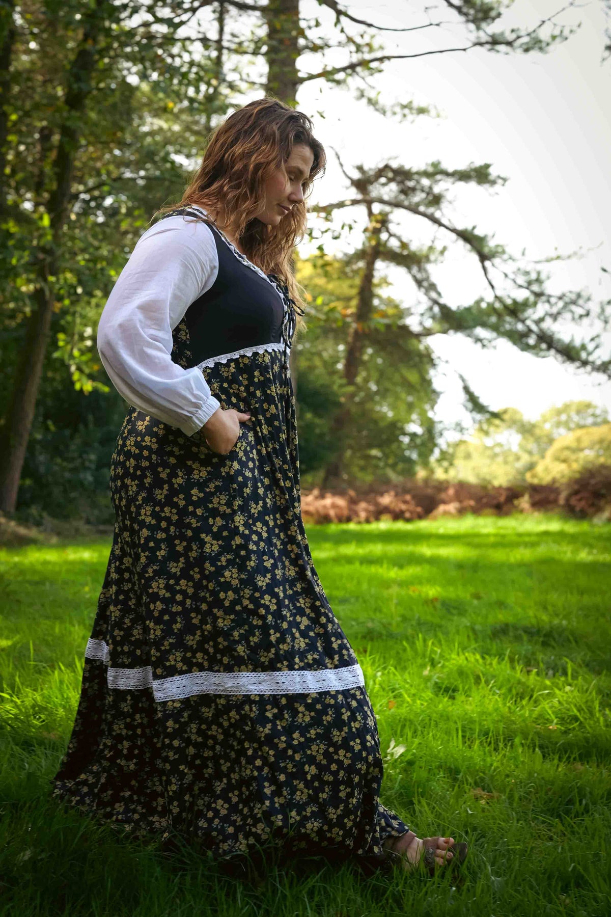 Homestead Dress in Marian