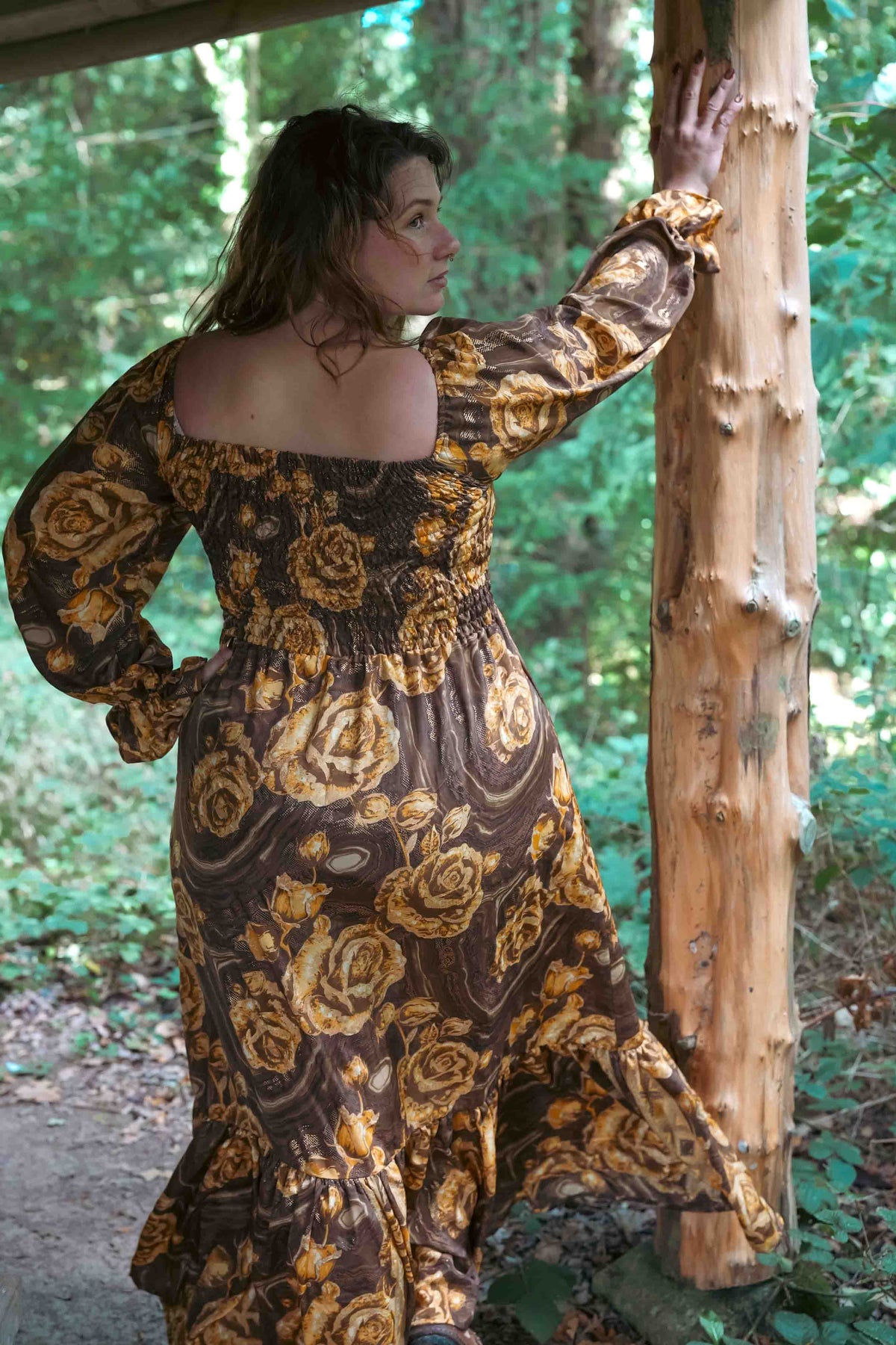 Cottage Dress in Golden Elixir