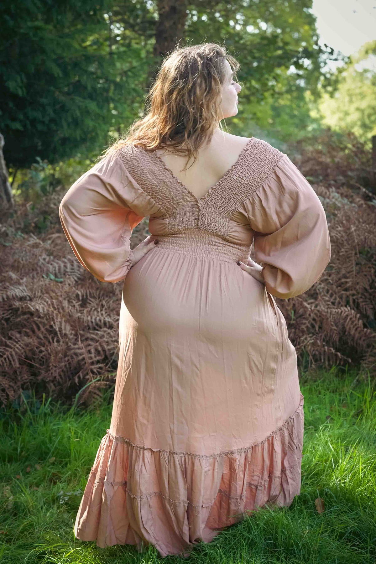 Winchester Dress in Peachy