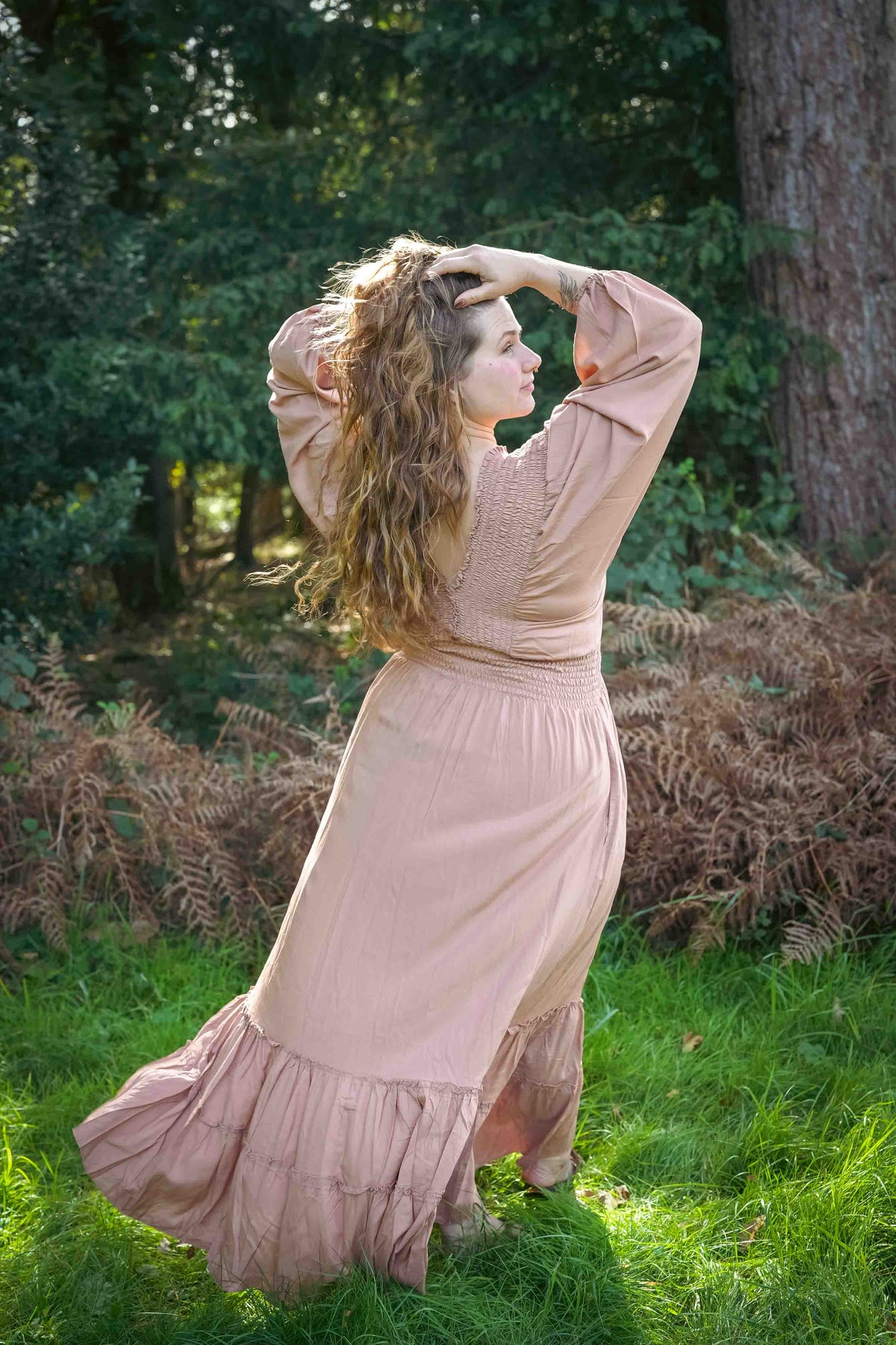 Winchester Dress in Peachy