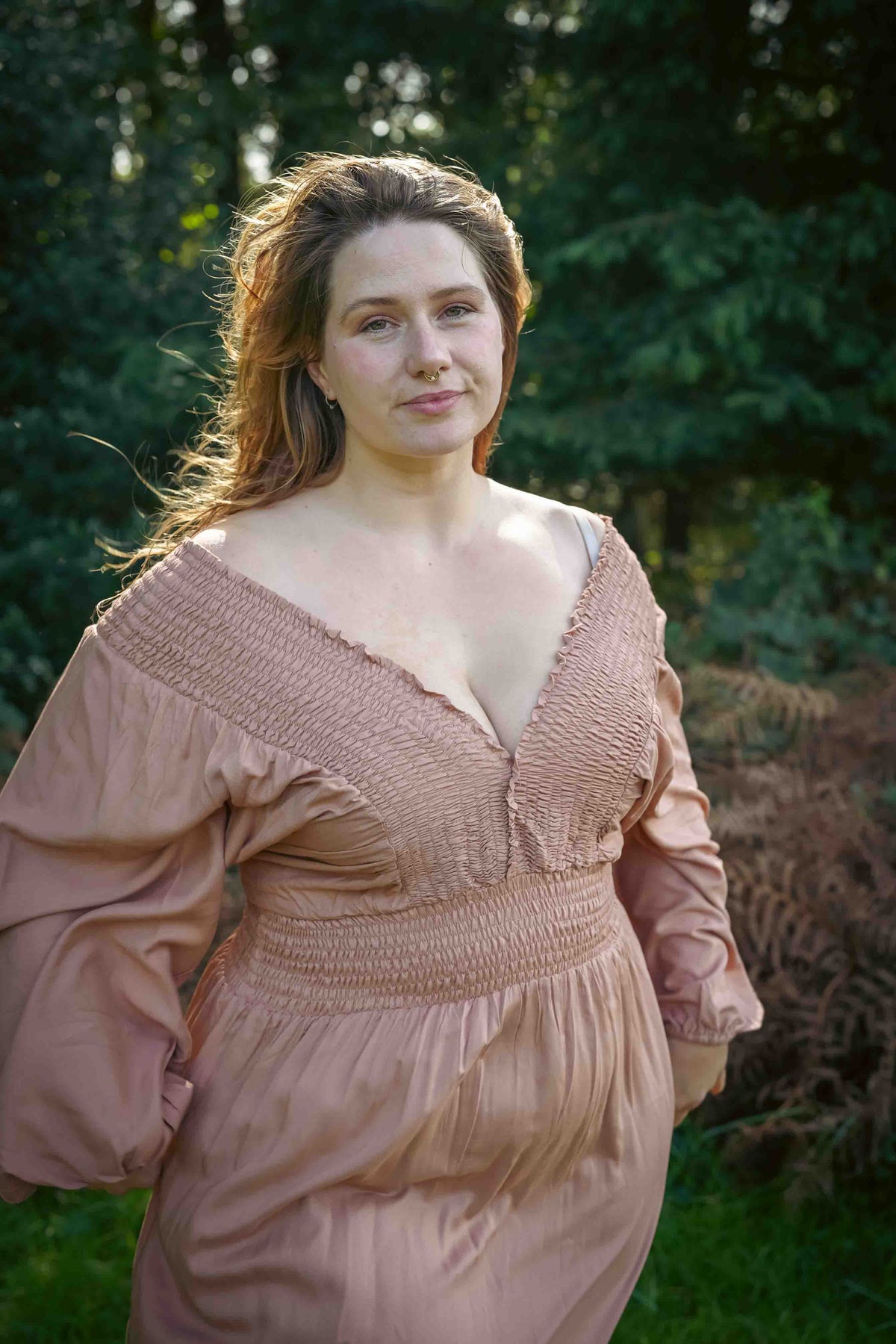 Winchester Dress in Peachy